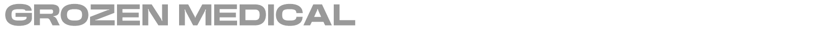Grozen Medical font preview